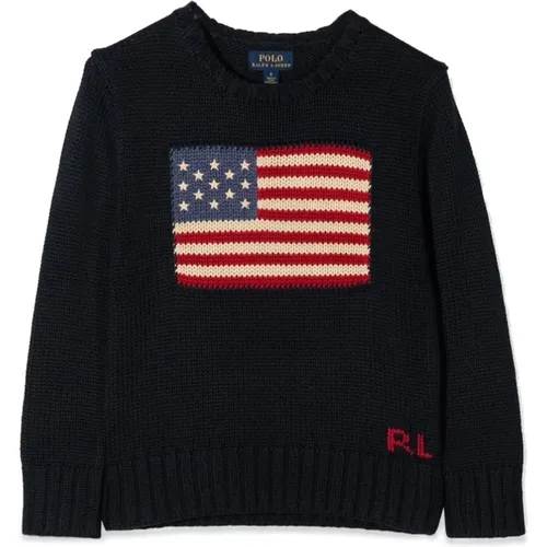 Baumwoll Flag Crewneck Sweater - Polo Ralph Lauren - Modalova