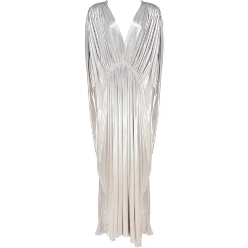 Silver Party Dresses , female, Sizes: XS - Genny - Modalova