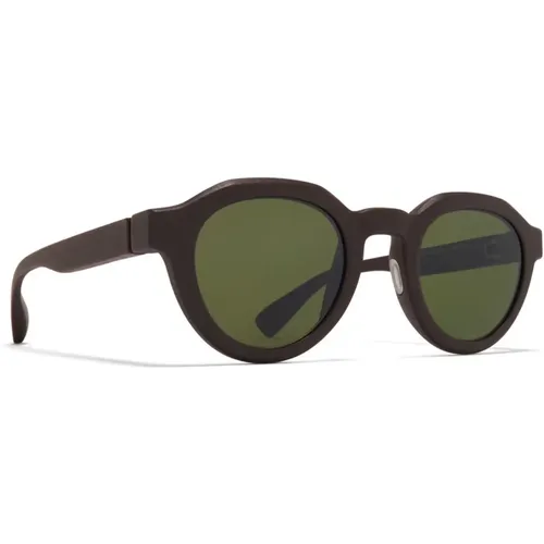 DIA Sonnenbrille Braun/Grün Solid , unisex, Größe: 47 MM - Mykita - Modalova