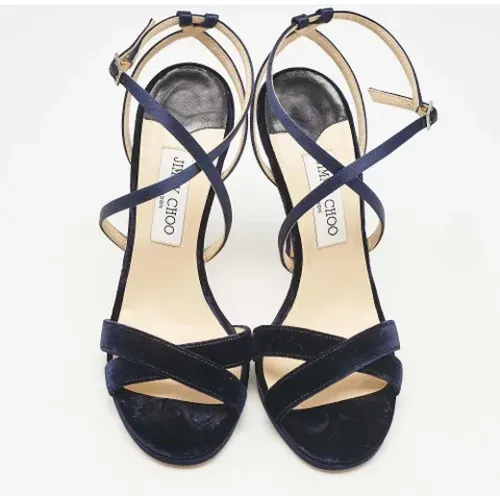 Pre-owned Satin sandals - Jimmy Choo Pre-owned - Modalova