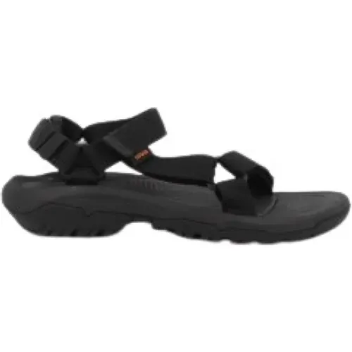 Schwarze flache Klettverschluss-Sandalen für Damen , Damen, Größe: 36 EU - Teva - Modalova