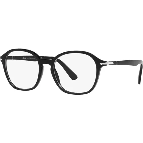 Schwarze Brillen Gestelle Sonnenbrille , unisex, Größe: 53 MM - Persol - Modalova