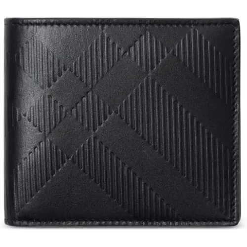 Checkered Wallet , male, Sizes: ONE SIZE - Burberry - Modalova