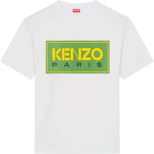 Tee-Shirt Paris Weiß Grün - L - Kenzo - Modalova