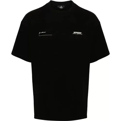 Club Patron Schwarz Jersey T-shirt , Herren, Größe: XL - Represent - Modalova
