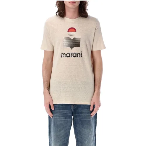 Karman Logo Print Crewneck T-Shirt , male, Sizes: M, XL - Isabel marant - Modalova