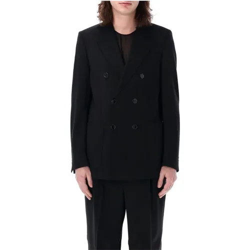 Mens Clothing Jackets Coats Ss24 , male, Sizes: M - Ami Paris - Modalova