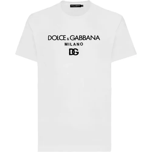 Lässiges Baumwoll T-Shirt G8Pd7Zg7B9Xw0800 , Herren, Größe: XL - Dolce & Gabbana - Modalova