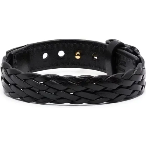 Leather Braided Jewellery , male, Sizes: ONE SIZE - Tom Ford - Modalova