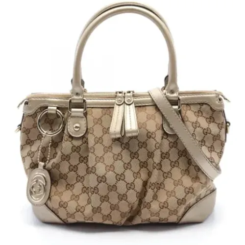 Pre-owned Canvas handbags , female, Sizes: ONE SIZE - Gucci Vintage - Modalova