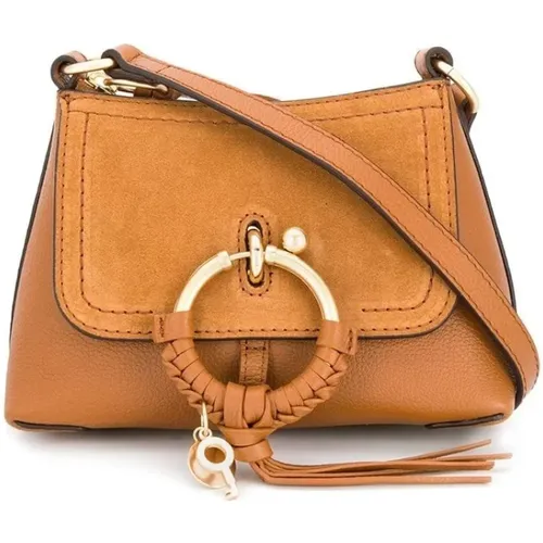 Joan leather crossbody bag , female, Sizes: ONE SIZE - See by Chloé - Modalova