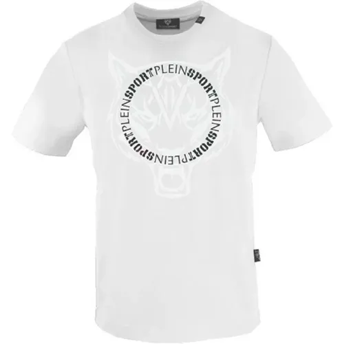 Front Print Cotton T-Shirt , male, Sizes: M, 2XL, S, XL, L - Plein Sport - Modalova