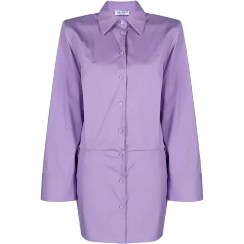 Lavender Margot Mini Dress , female, Sizes: S - The Attico - Modalova