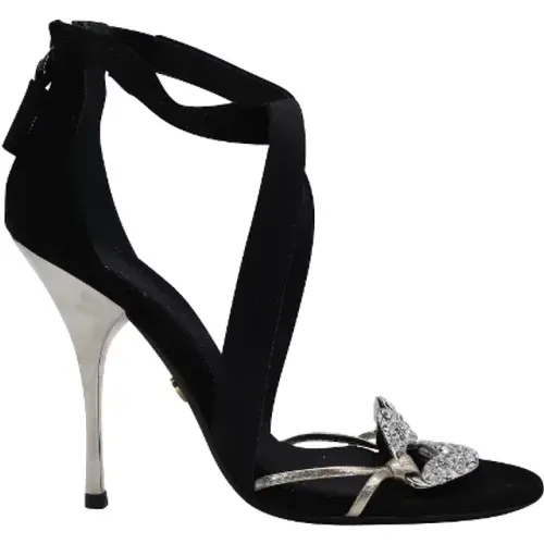 Pre-owned Leather heels , female, Sizes: 6 1/2 UK - Giambattista Valli Pre-owned - Modalova