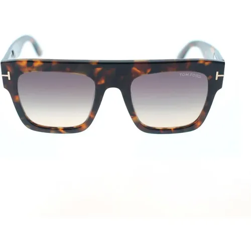 Auffällige Oversized Quadratische Sonnenbrille , unisex, Größe: 52 MM - Tom Ford - Modalova