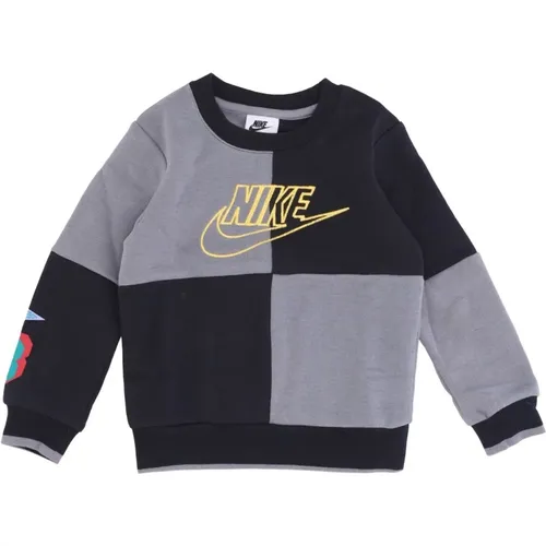 Schwarzer Fleece Crewneck Sweatshirt - Nike - Modalova
