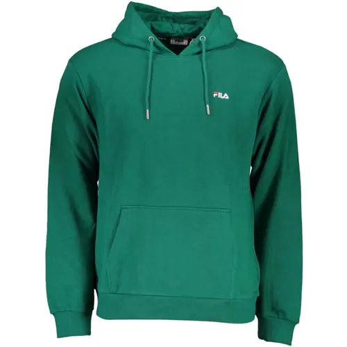 Hooded Sweatshirt with Brushed Finish , male, Sizes: L, S, 2XL - Fila - Modalova