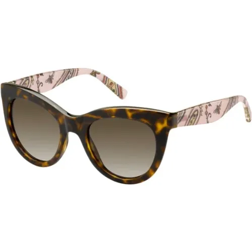 Stilvolle Sonnenbrille mit braunen Gläsern , Damen, Größe: 51 MM - Tommy Hilfiger - Modalova