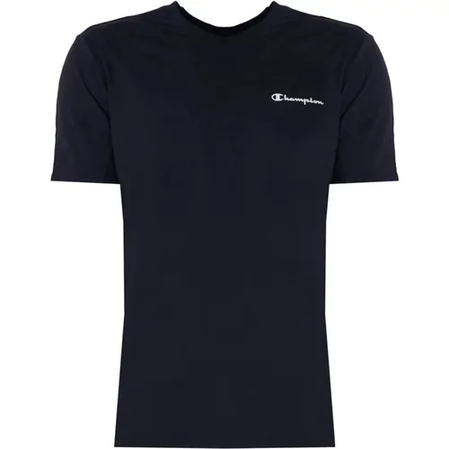 Klassisches T-Shirt mit Rundhalsausschnitt und Markenlogo - Champion - Modalova