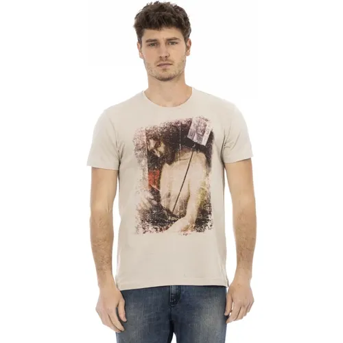 Casual T-Shirt mit Rundhalsausschnitt - Trussardi - Modalova