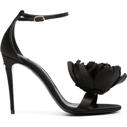 Sandals with 10.5cm Heel , female, Sizes: 6 1/2 UK, 3 1/2 UK, 4 1/2 UK, 4 UK, 3 UK, 7 UK - Dolce & Gabbana - Modalova