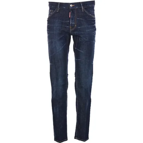 Slim-fit Jeans , Herren, Größe: W40 - Dsquared2 - Modalova