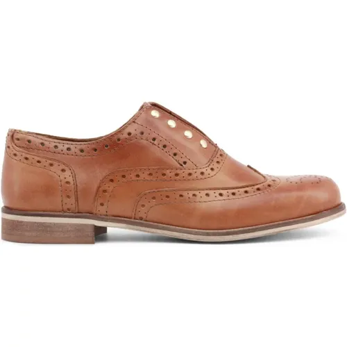 Studded Leather Low Top Schuhe , Damen, Größe: 36 EU - Made in Italia - Modalova
