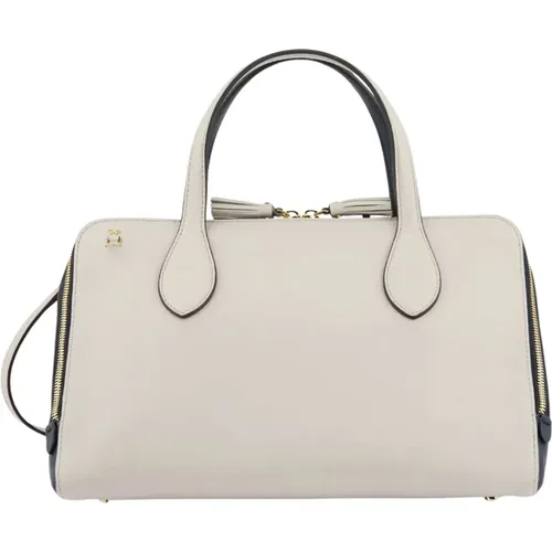 Wedge Handbag with Tasselled Zip Pulls , female, Sizes: ONE SIZE - Anya Hindmarch - Modalova