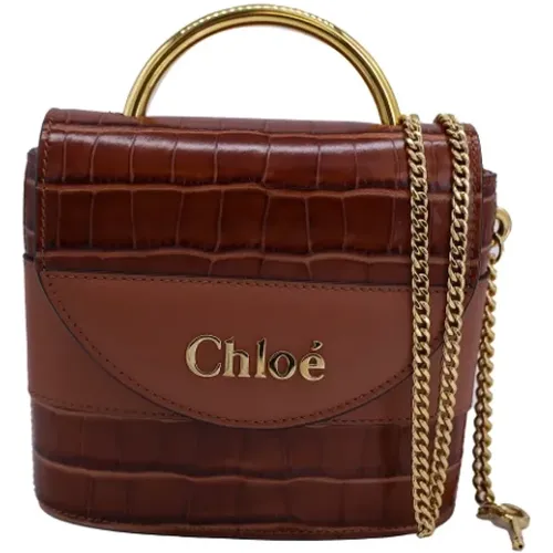 Pre-owned Leather handbags , female, Sizes: ONE SIZE - Chloé Pre-owned - Modalova