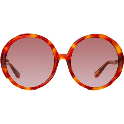 Iconische Oversize Sonnenbrille , Damen, Größe: 63 MM - Linda Farrow - Modalova