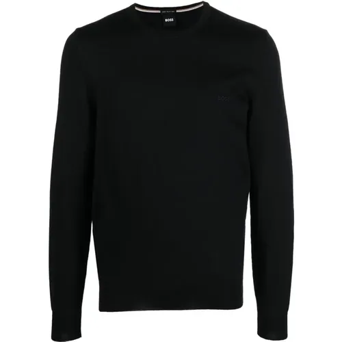 Wool Crewneck Sweater , male, Sizes: 2XL - Hugo Boss - Modalova