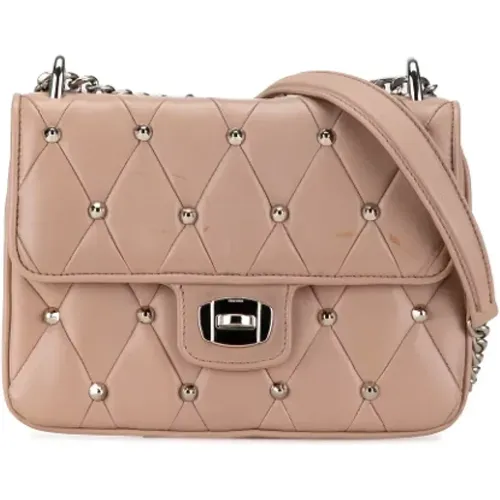 Pre-owned Leather crossbody-bags , female, Sizes: ONE SIZE - Miu Miu Pre-owned - Modalova