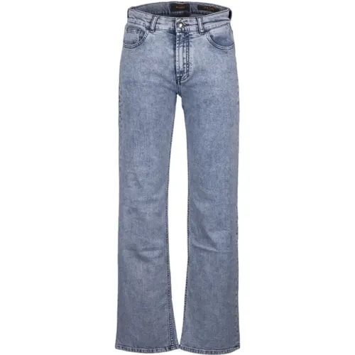 Indigo Boot Cut Jeans , Damen, Größe: W30 - Moorer - Modalova