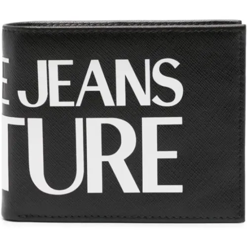 Schwarze Herren Geldbörsen - Aw23 , Herren, Größe: ONE Size - Versace Jeans Couture - Modalova