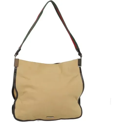 Pre-owned Canvas shoulder-bags , female, Sizes: ONE SIZE - Gucci Vintage - Modalova