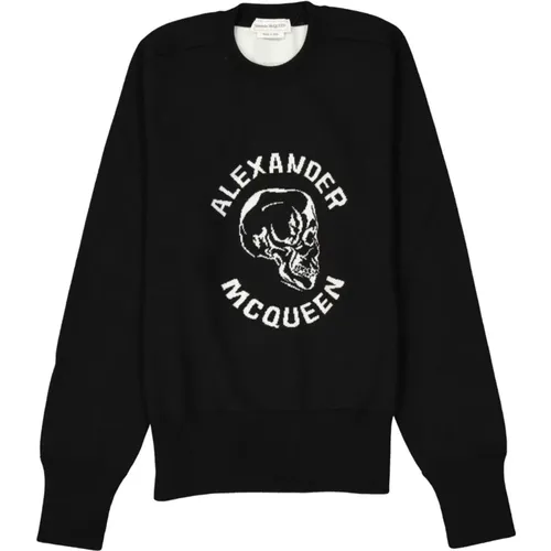 Stylish Logo Sweater for Men , male, Sizes: XL, M, L - alexander mcqueen - Modalova