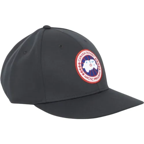 Stylischer Schwarzer Arctic Hut für Männer , Herren, Größe: ONE Size - Canada Goose - Modalova