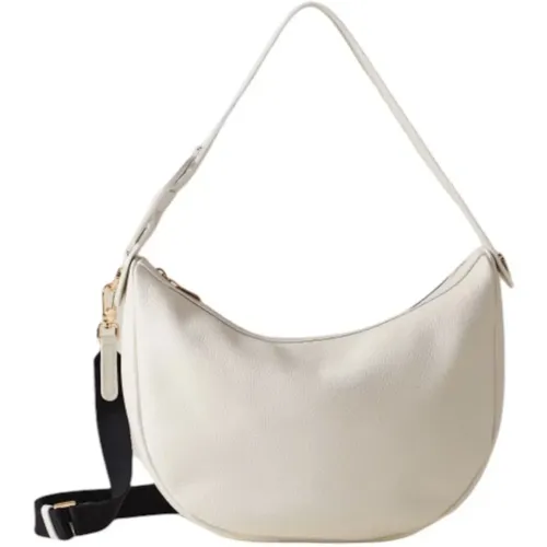 Luna Bag Cream Leather , female, Sizes: ONE SIZE - Borbonese - Modalova