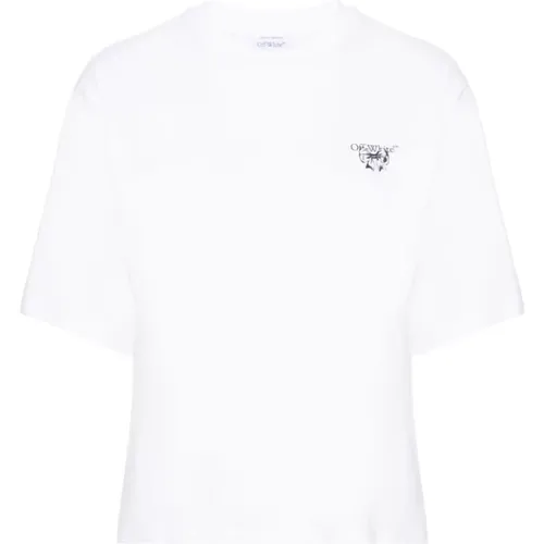 Weiße Bow Arrow T-shirt Off White - Off White - Modalova