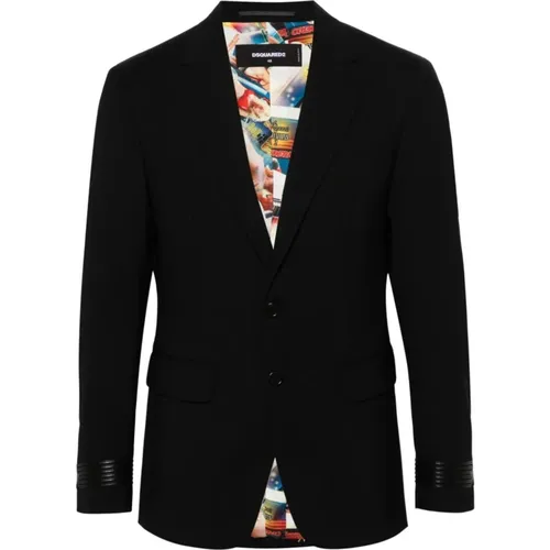 Jackets , male, Sizes: L, M - Dsquared2 - Modalova