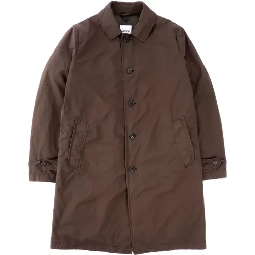 Water-Repellent Long Coat , male, Sizes: L - Aspesi - Modalova