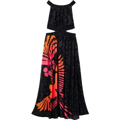 Printed Sleeveless Dress for Women , female, Sizes: XL - Desigual - Modalova