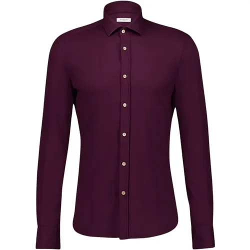 Classic Collar Cotton Shirt , male, Sizes: L, M, XL, 2XL - Boglioli - Modalova