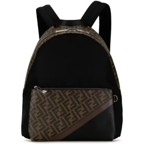 Pre-owned Canvas shoulder-bags , female, Sizes: ONE SIZE - Fendi Vintage - Modalova