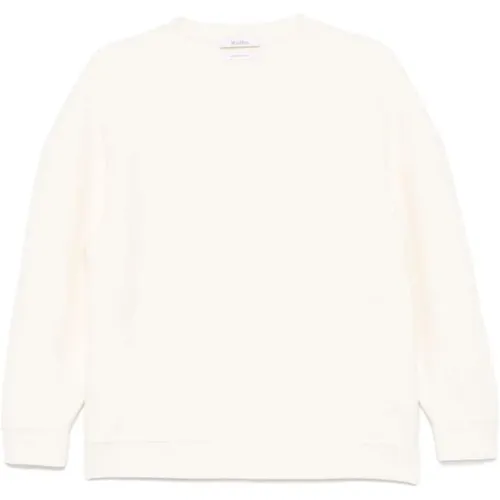 Ivory Wool-Cashmere Sweater , female, Sizes: M, XS, L, S - Max Mara - Modalova