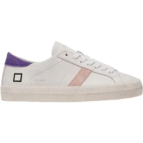 Weiß-Lila Sneakers D.A.T.E - D.A.T.E. - Modalova