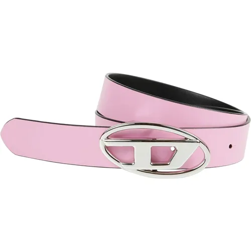 Oval Logo Belt , female, Sizes: 90 CM - Diesel - Modalova