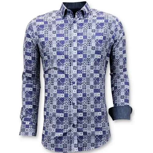 Luxury Trendy Men Shirts - Digital Printing - 3055 , male, Sizes: M, S, 2XL, L, XL - Gentile Bellini - Modalova