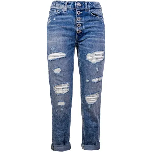 Slim Fit Denim Jeans , Damen, Größe: W24 - Dondup - Modalova