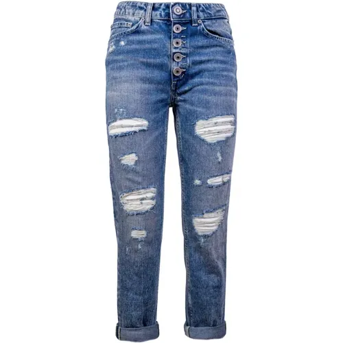 Slim Fit Denim Jeans , Damen, Größe: W27 - Dondup - Modalova